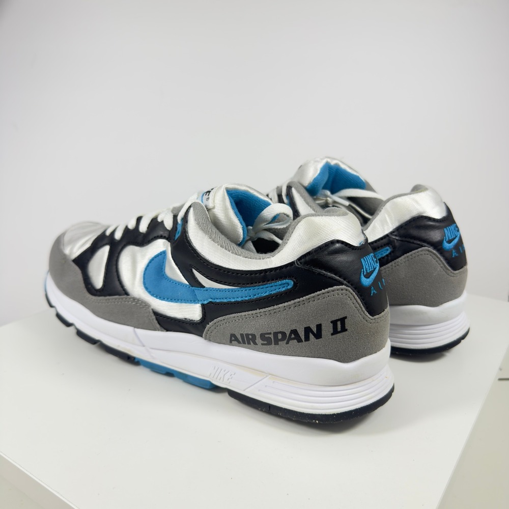 Nike Air Span II Recrafted Mens Size 11 Grey Blue White AH8047-001 Sneakers - Picture 10 of 15